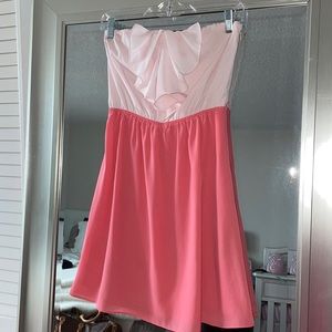 BUNDLE&SAVE! Moving Sale! Express: Baby Pink/Coral Dress